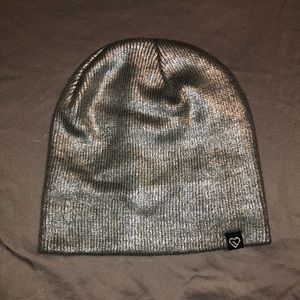 Aeropostale metallic silver beanie